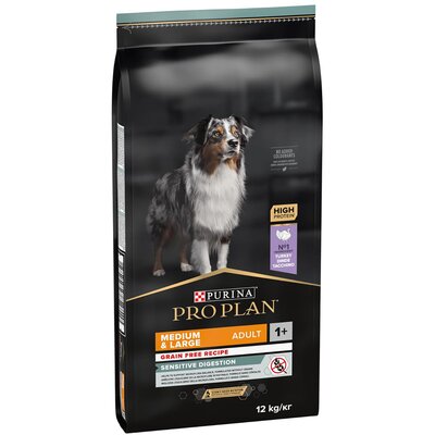 Purina Pro Plan Optidigest Medium&Large Adult Grain Free 12 kg