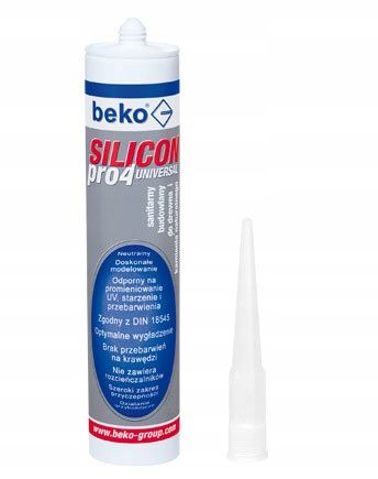 Silikon uniwersalny Beko silicon pro4 brązowy 310ml