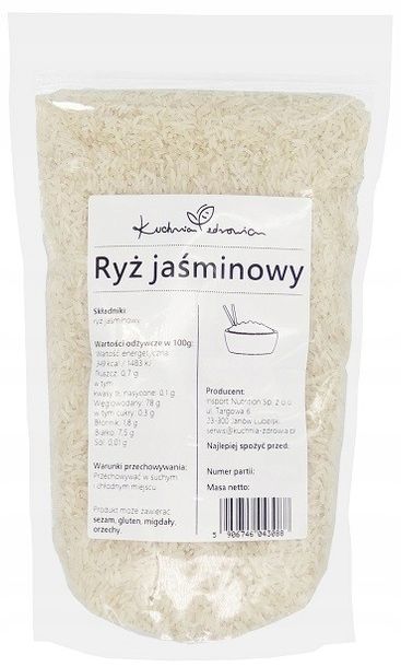 ﻿Ryż jaśminowy KUCHNIA ZDROWIA 1kg naturalny