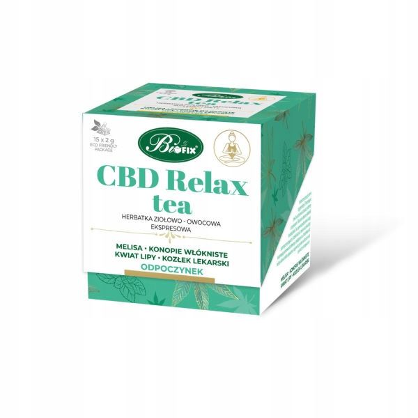 BiFix CBD Relax Tea Herbatka ziołowo-owocowa, 15x2g