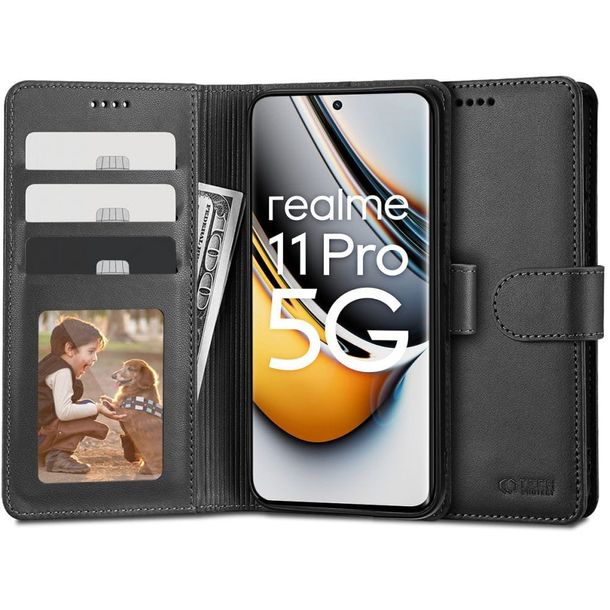 Tech-Protect Wallet do realme 11 Pro / 11 Pro+ czarny