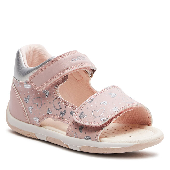 Sandały Geox B Sandal Tapuz Girl B450YA 054AJ C8237 Lt Rose/Silver