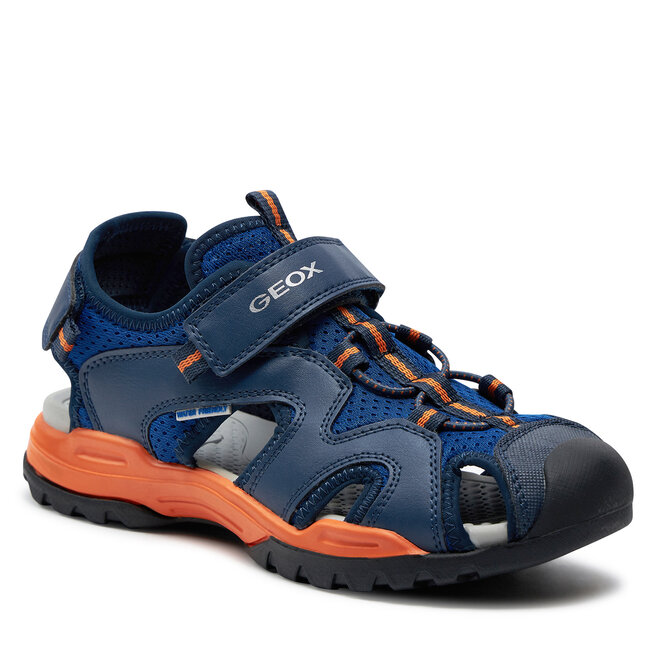 Sandały Geox J Borealis Boy J450RC 014BU C0685 S Royal/Orange