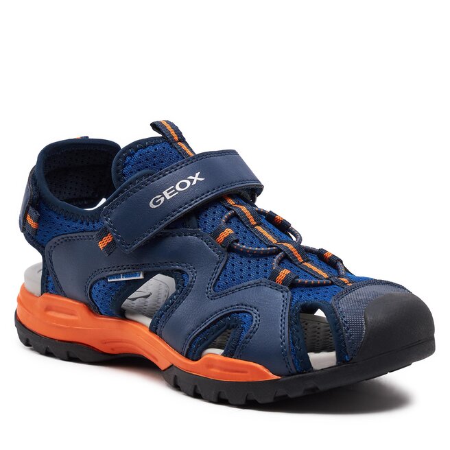 Sandały Geox J Borealis Boy J450RC 014BU C0685 D Royal/Orange