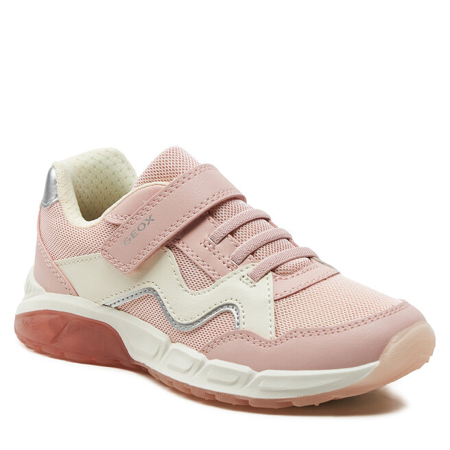 Sneakersy Geox J Spaziale Girl J45DAA 0AS54 C8W1M D Lt Rose/Lt Ivory