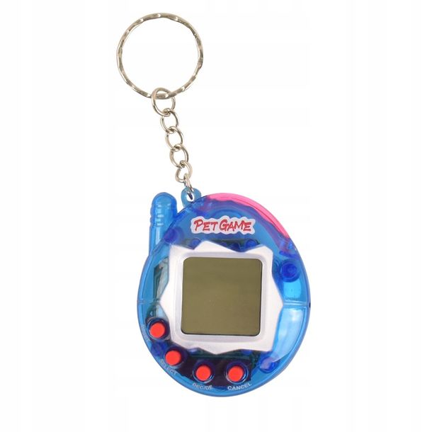 TAMAGOTCHI gra dla dzieci ELEKTRONICZNA Tamagoczi ZWIERZĄTKO Niebieskie