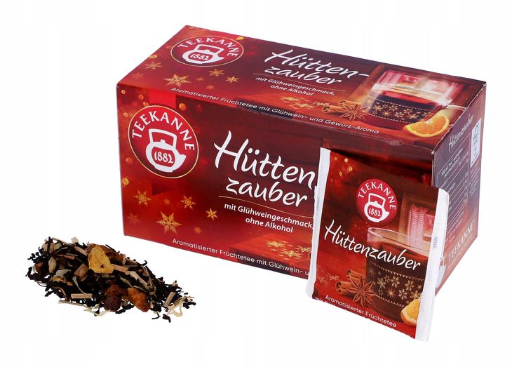 ﻿Herbata Świąteczna Zimowa TEEKANNE Grzane Wino 20 torebek 50 g DE