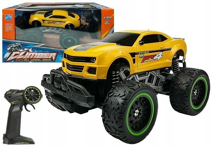 Auto Zdalnie Sterowane Monster Truck Camaro 1:24