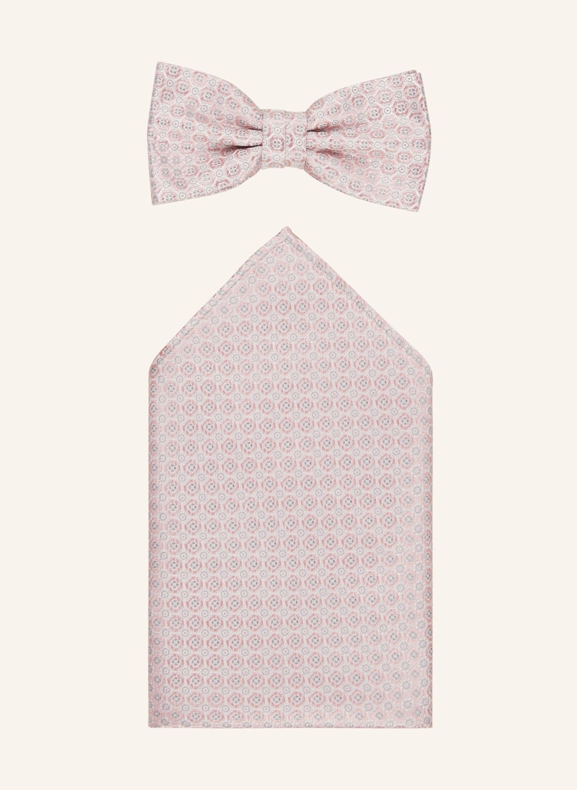 Prince Bowtie Zestaw: Mucha Z Poszetką rot