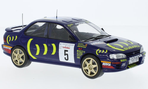 Ixo Models Subaru Impreza 555 #5 4Th Rallye To 1:24 24Ral028A