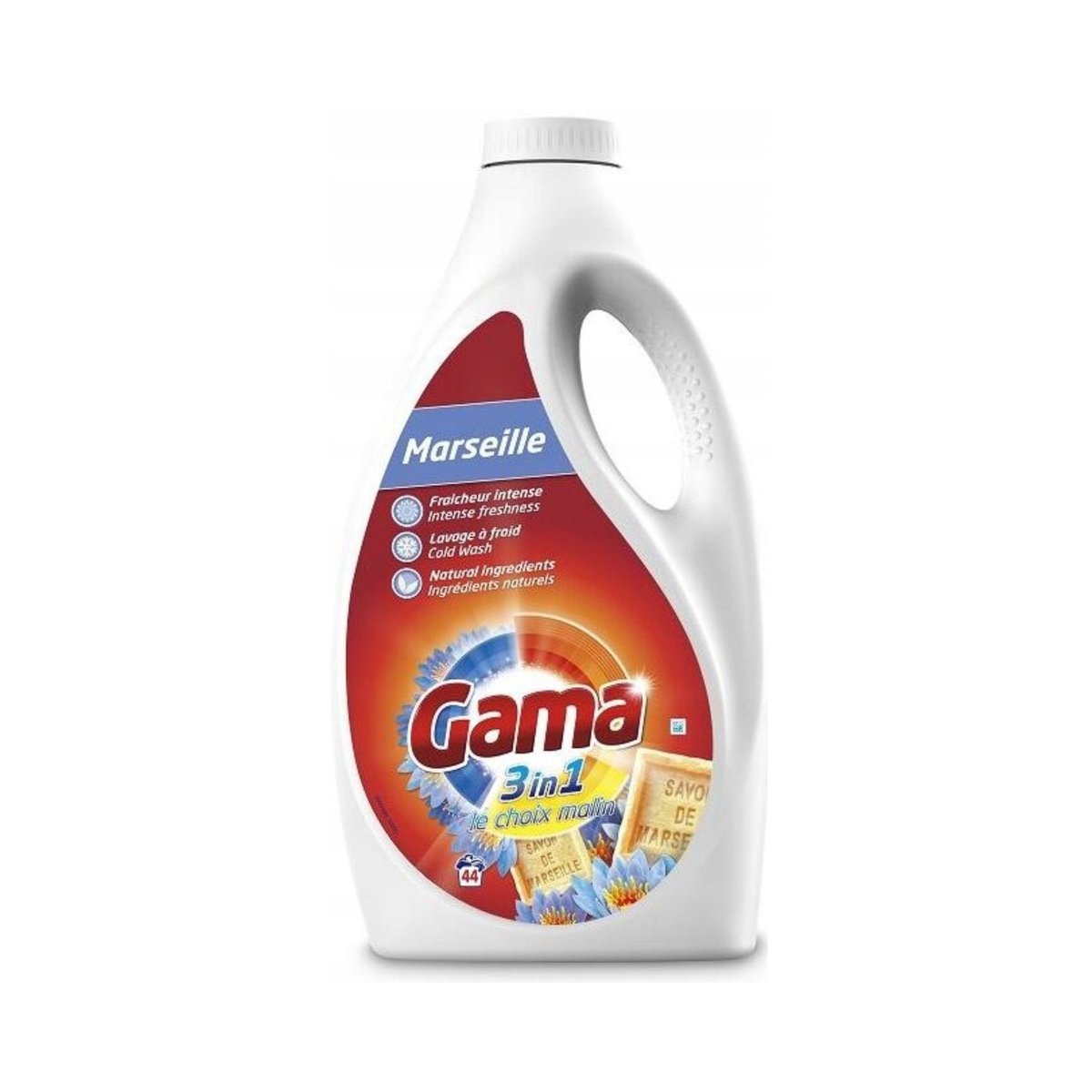GAMA Żel do prania 3w1 2.2L Marseille