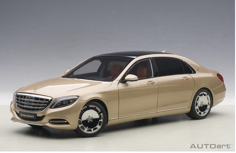 Autoart Mercedes Maybach S-Klasse S600 Swb Gold 1:18 76294