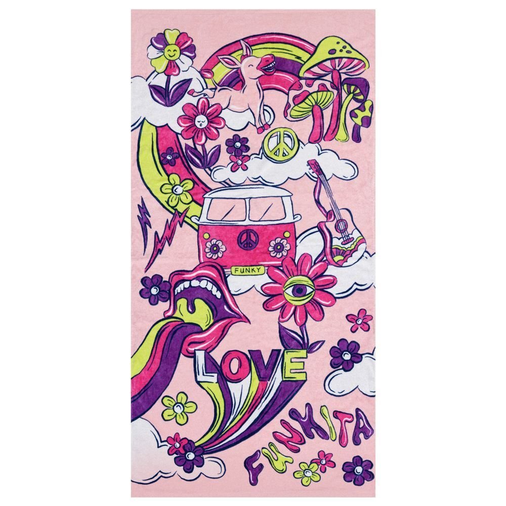 Ręcznik bawełniany na basen plażę Funkita Cotton Donkey Doll