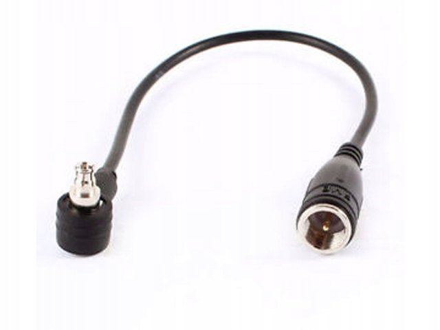 Konektor antenowy 15cm wtyki FMEm - CRC9 kątowy