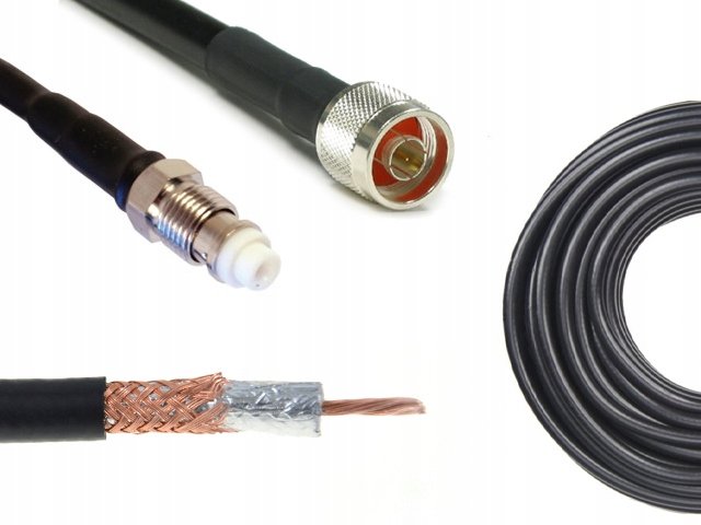 Konektor antenowy 15m wtyki Nm - FMEż przewód SRF1000