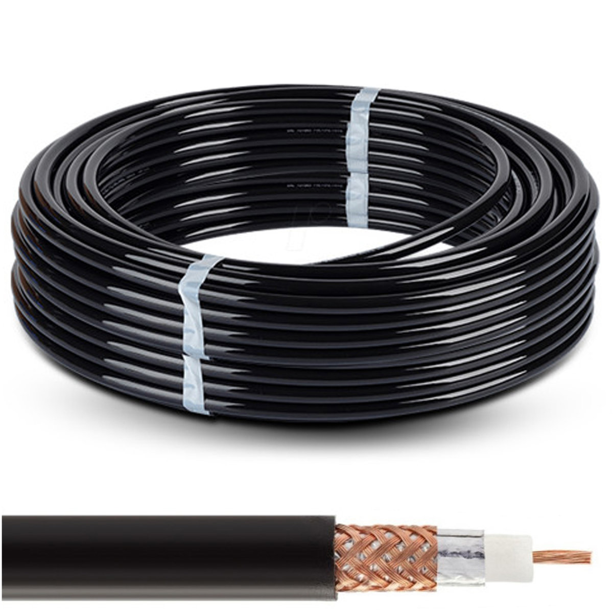Kabel 1m koncentryczny antenowy miedziany typ SRF400