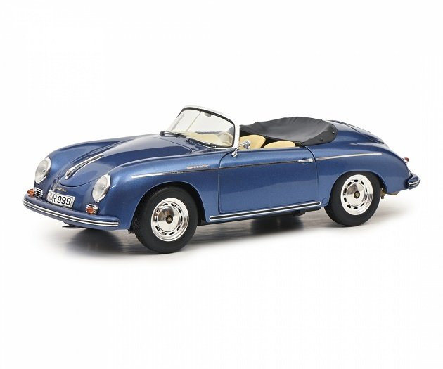 Schuco Porsche 356 Speedster Blue Metallic 1:18 450031800