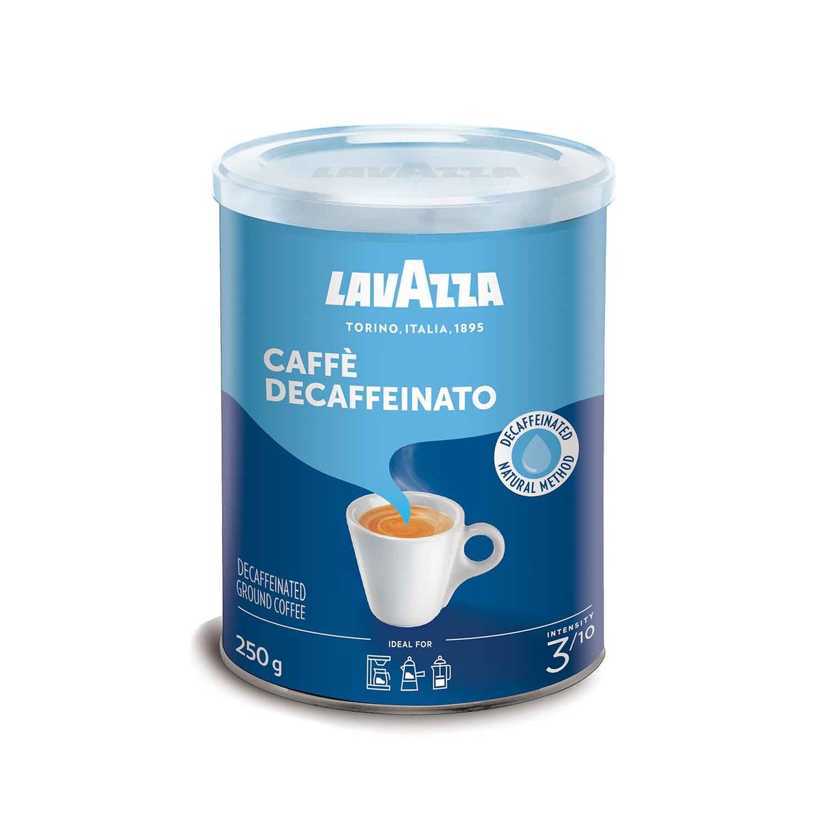 Lavazza DEK Bezkofeinowa 250g Kawa Mielona PUSZKA