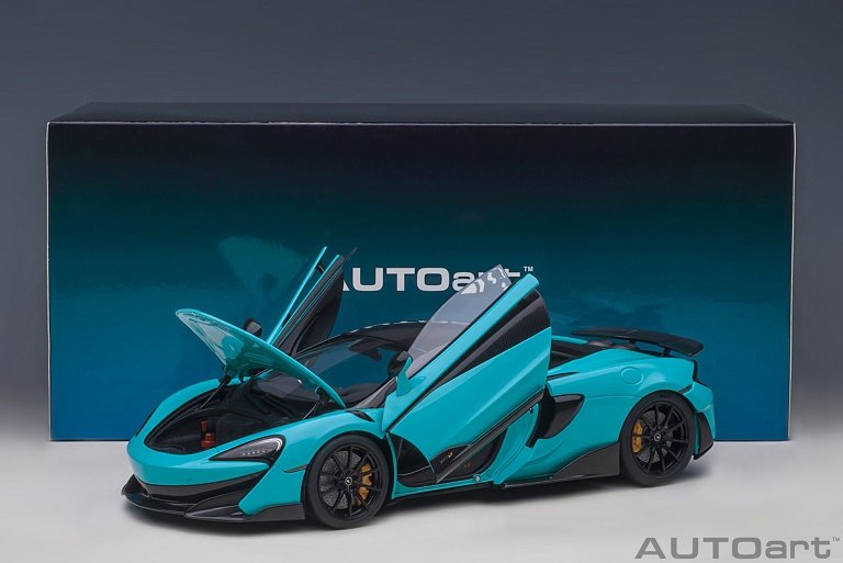 Autoart Mclaren 600Lt 2019 Fistral Blue 1:18 76083