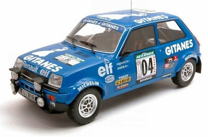 Ixo Models Renault 5 Alpine #4 3Rd Rallye Ivor 1:18 18Rmc043A