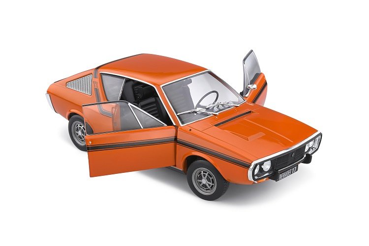 Solido Renault 17 Gordini 1973 Orange Black 1:18 1803705