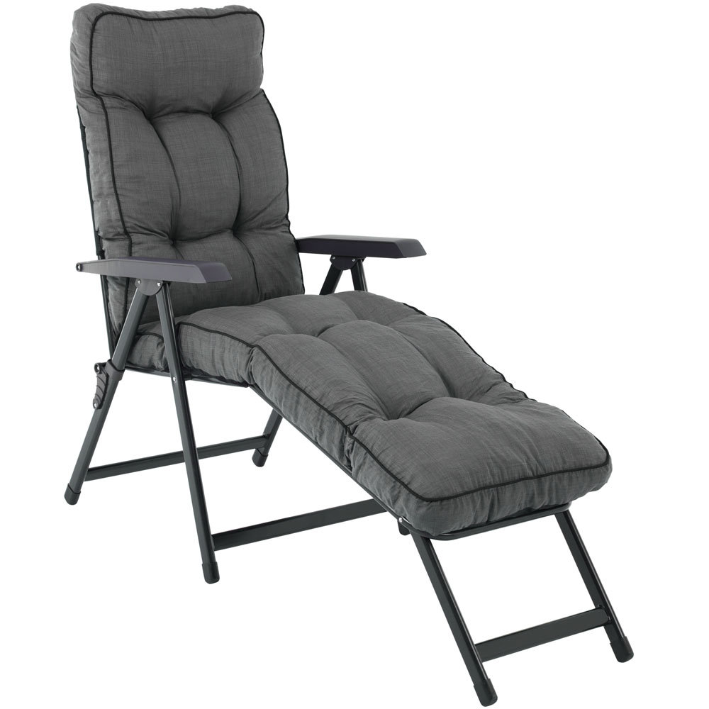 Leżak ogrodowy z podnóżkiem Lena Lounger H024-07PB PATIO