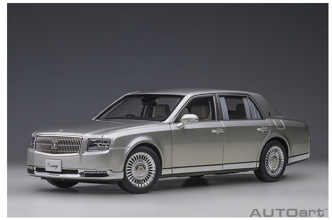 Autoart Toyota Century With Curtains 2019 Silve 1:18 78770
