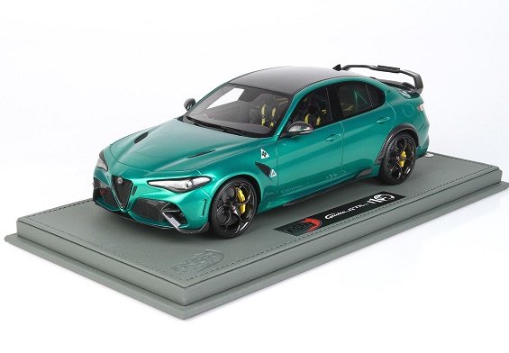 Bbr Alfa Romeo Giulia Gtam Verde Montre 1:18 Bbrc1852C