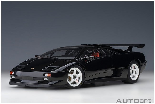 Autoart Lamborghini Diablo Sv R 1996 Deep Black 1:18 79146