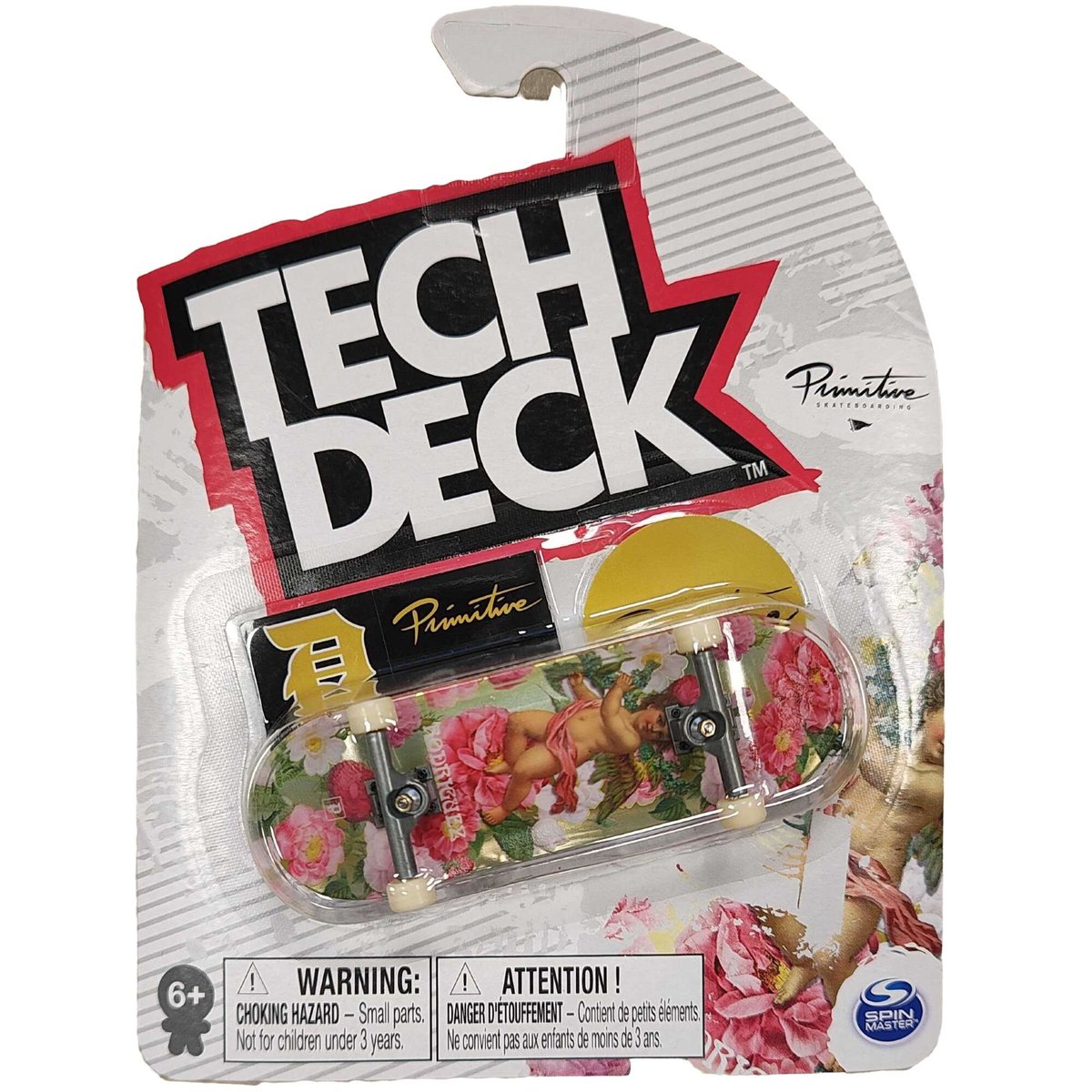 Tech Deck deskorolka fingerboard Primitive Rodriguez + naklejki