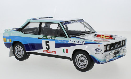 Ixo Models Fiat 131 Abarth #5 World Champion  1:18 18Rmc053