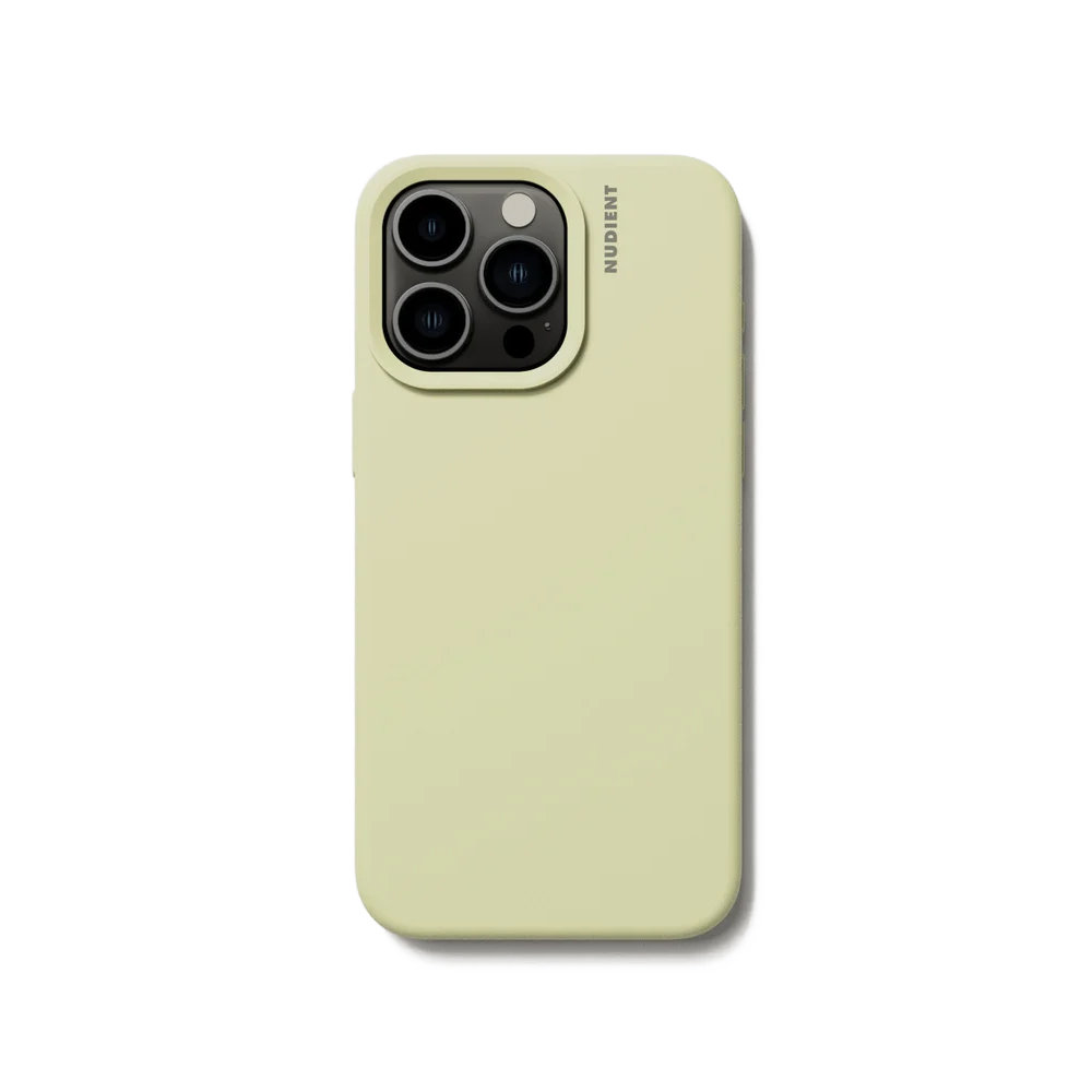NUDIENT Etui do iPhone 15 Pro Max - Base Case, Pale Yellow