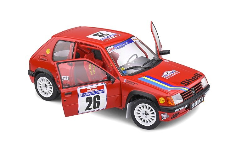 Solido Peugeot 205 Rallye Tour De Corse 1990 1:18 1801709