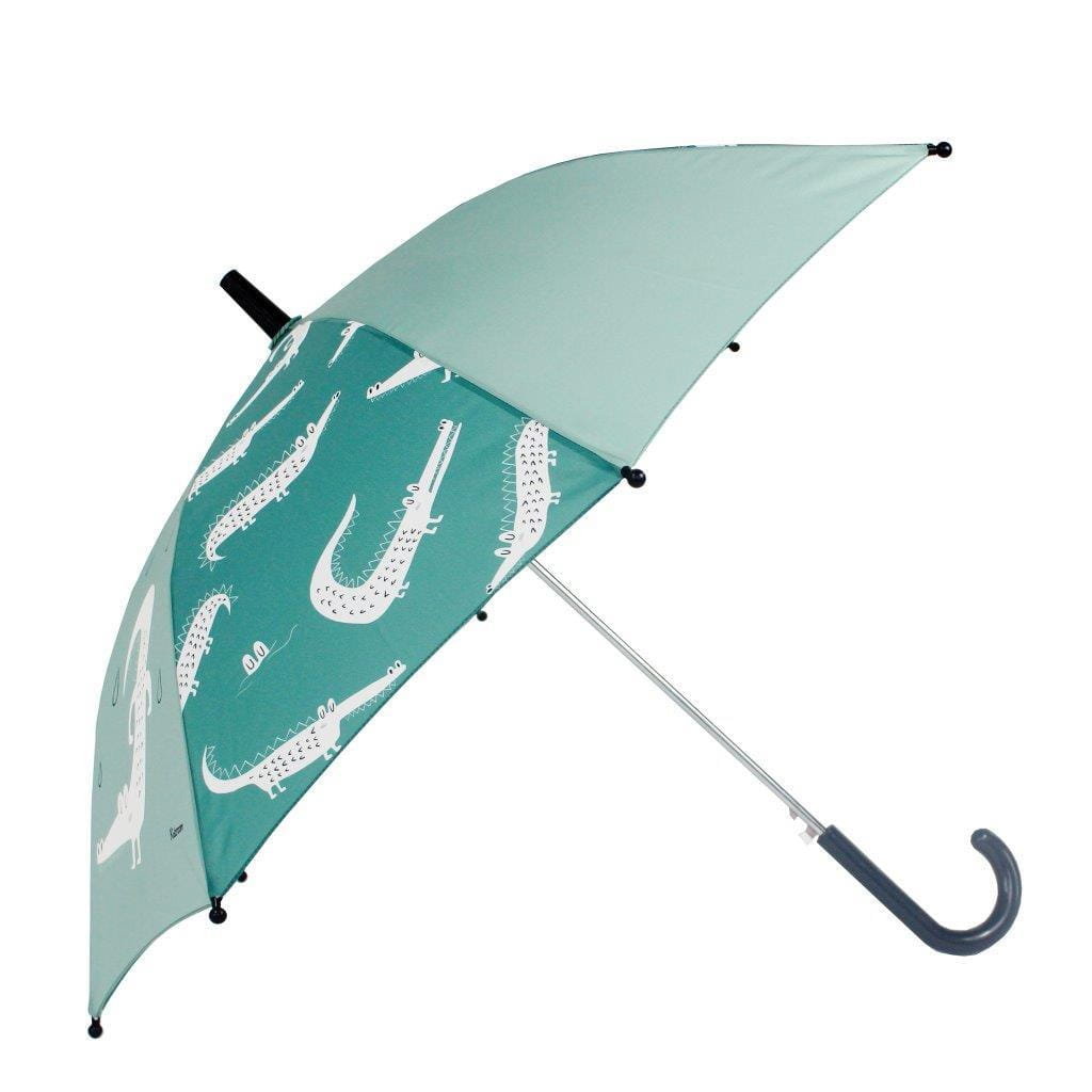 Parasol przeciwdeszczowy krokodyle mint KIDZROOM