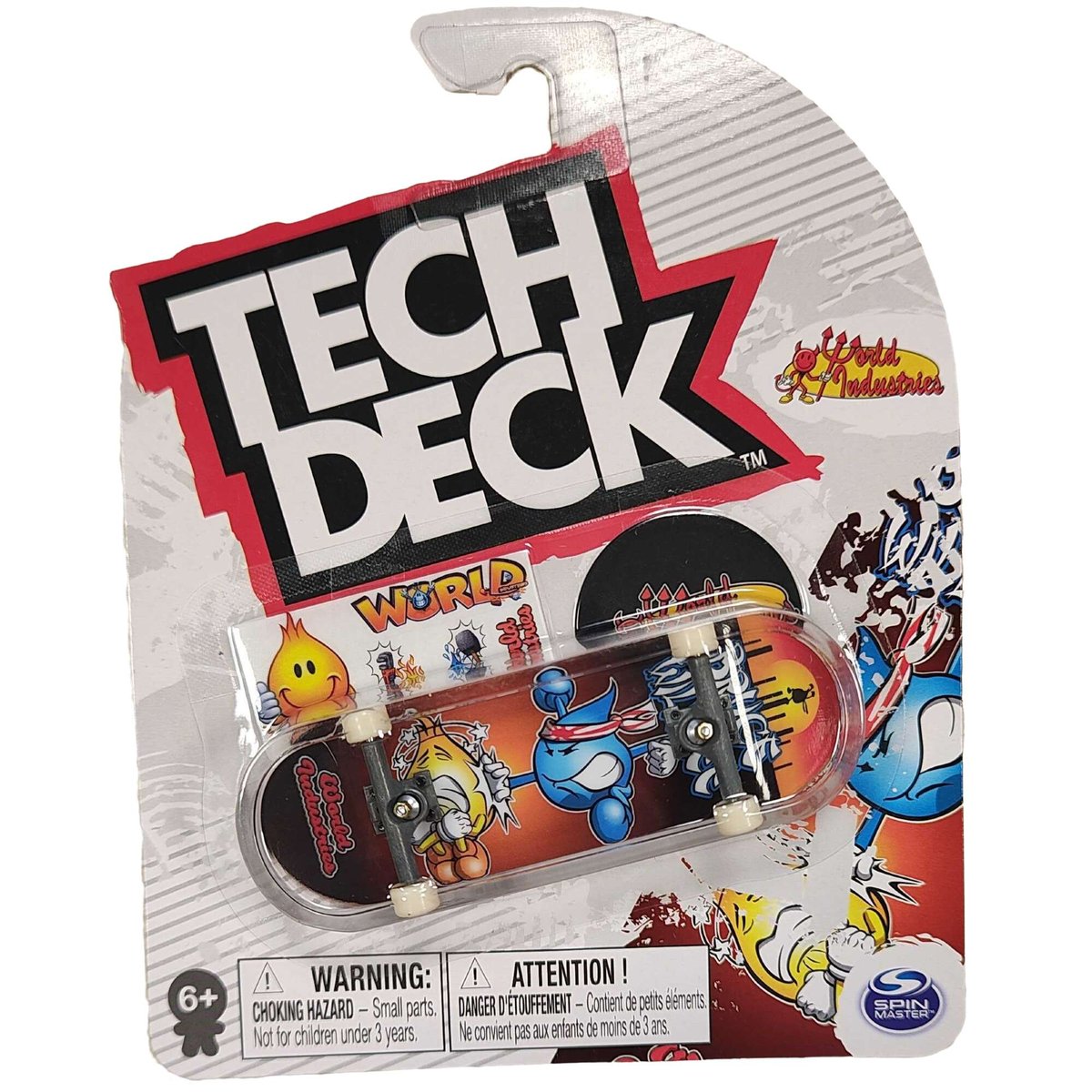 Tech Deck deskorolka fingerboard World Industries Krople + naklejki