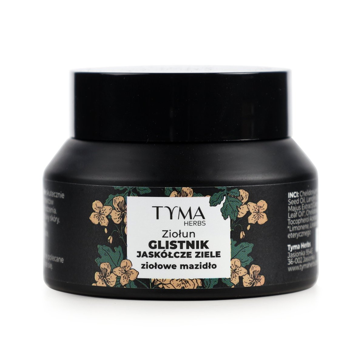 Tyma Herbs, Ziołun Mazidło z glistnika jaskółcze ziele, 50ml