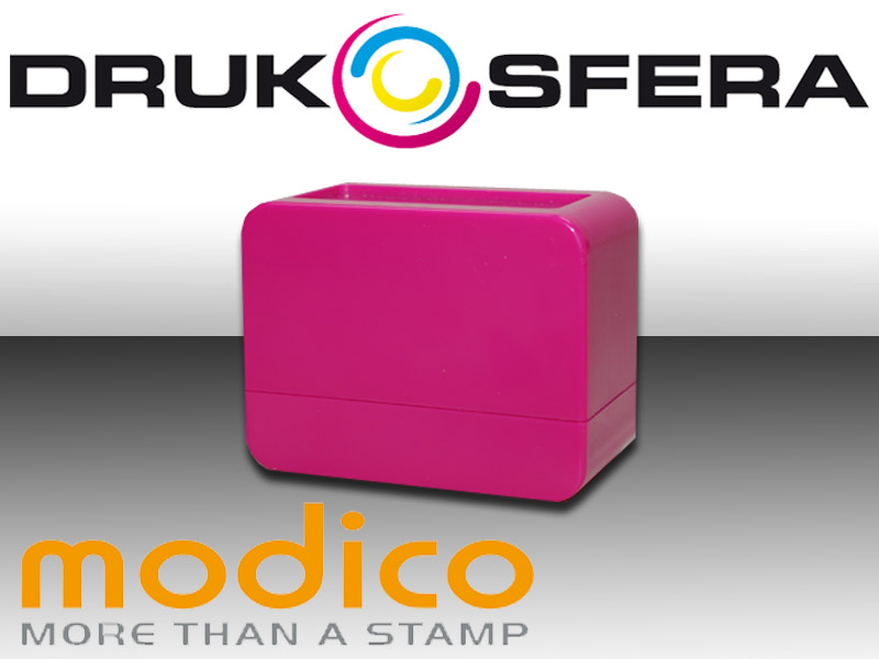 Pieczątka MODICO NOMO 2 1/2 różowy połysk Pieczątka MODICO NOMO 2 1/2 różowy połysk