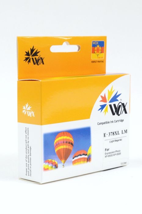 THI Tusz Light Magenta EPSON 378XLzamiennik C13T37964010 (C13T37864010) WOX-E378LMN