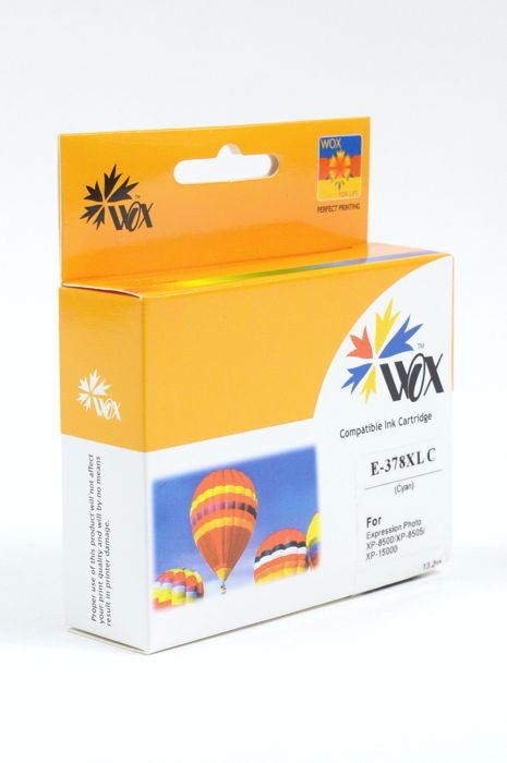 THI Tusz Cyan EPSON 378XLzamiennik C13T37924010 (C13T37824010) WOX-E378CN