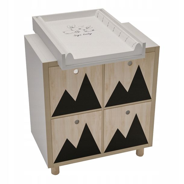 ﻿Przewijak dla dziecka IKEA nakładka komoda biały