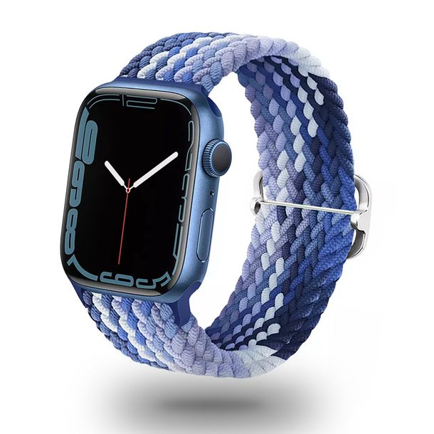 Wymienna Pleciona Opaska Apple Watch ( 38 / 40 / 41 Mm ) Niebieska