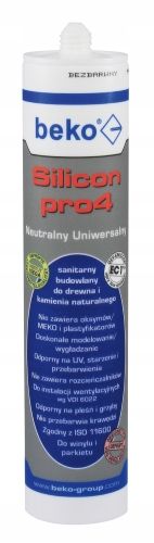 Silikon uniwersalny Beko silicon pro4 antracyt 310ml