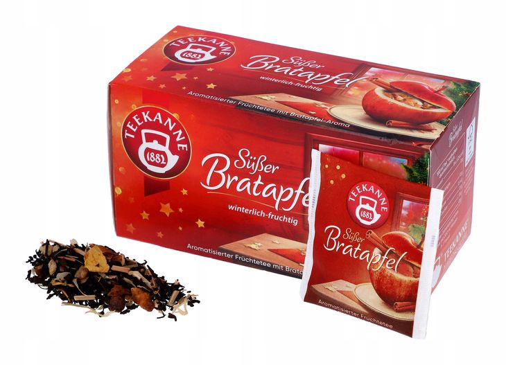 Herbata Świąteczna Zimowa TEEKANNE Pieczone Jabłko 20 torebek 50 g DE