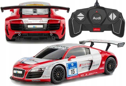 Samochód Sterowany Rc 1:18 - Audi R8 Lms Srebrny