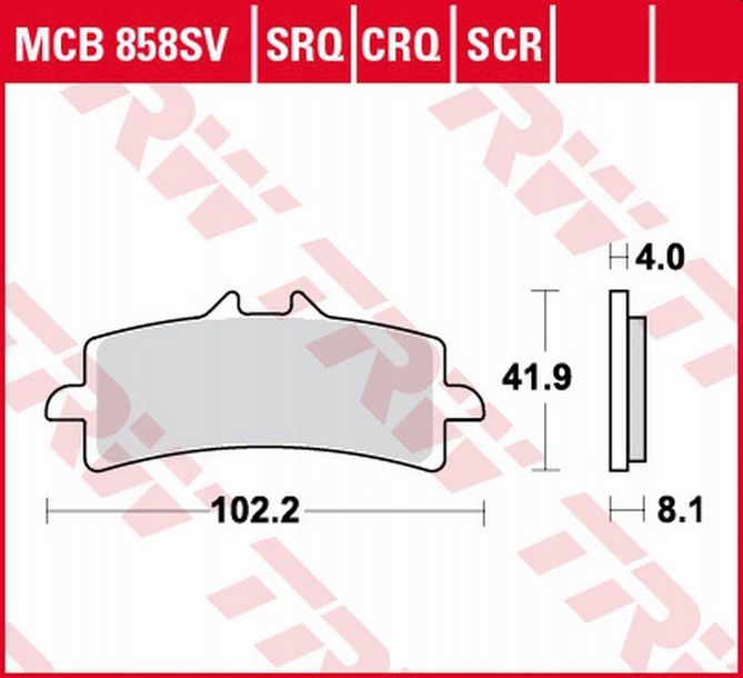 TRW KFZ Ausruestung GmbH) KFZ Ausruestung GmbH) MCB858SV MCB858SV