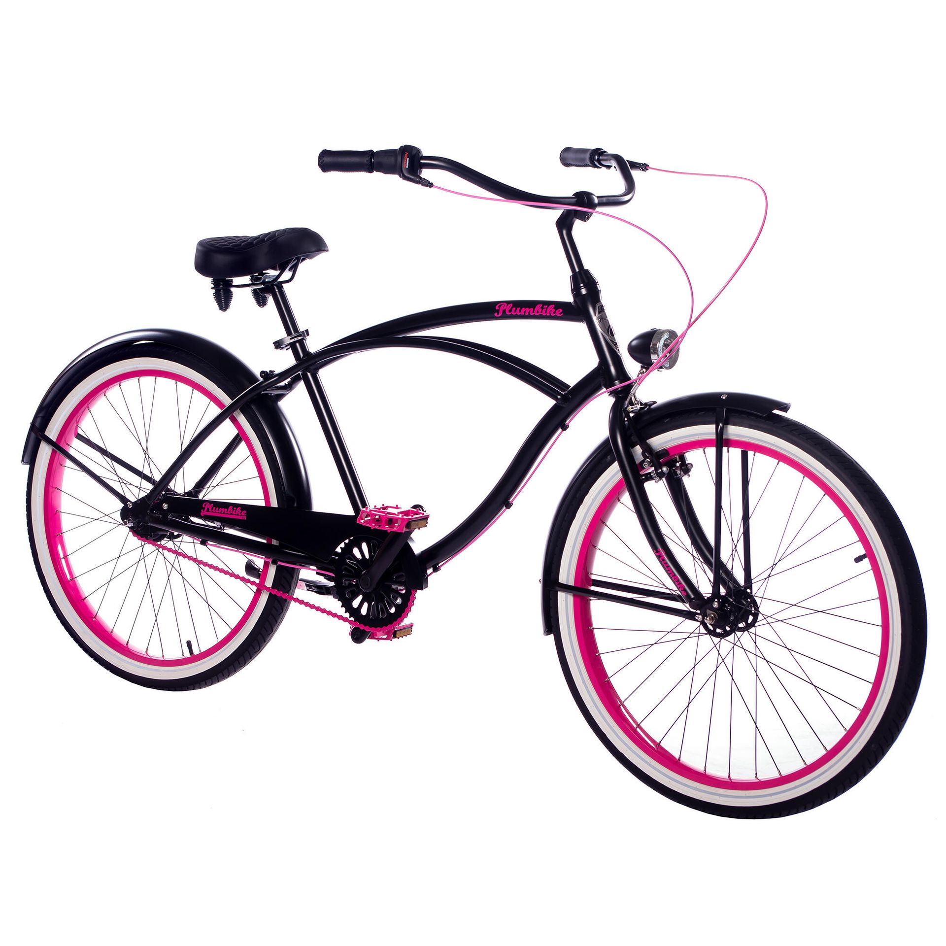 Rower miejski damski Rider Go Girl Pink 7B rama 19