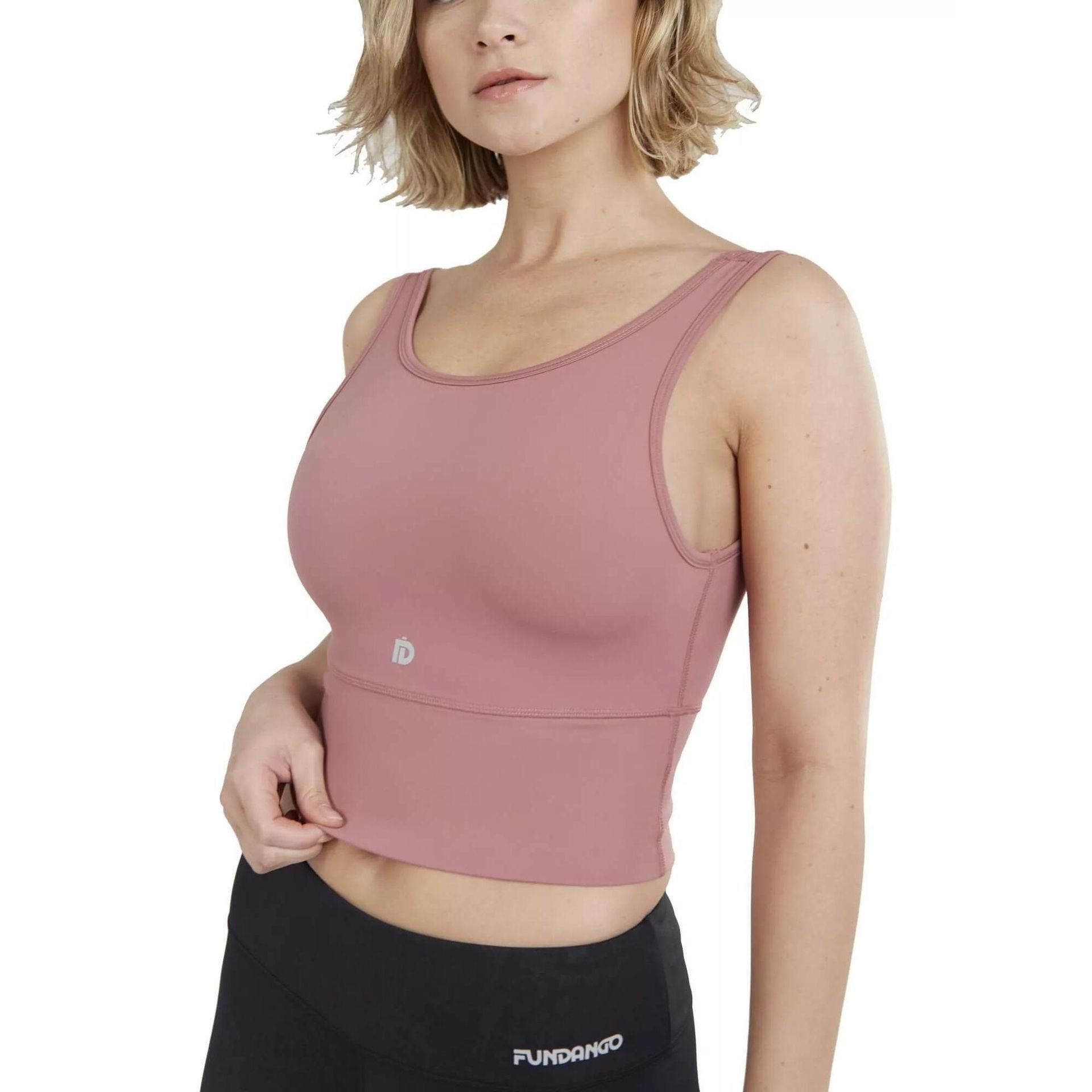 Biustonosz sportowy Croft Long Line Sportbra - magenta