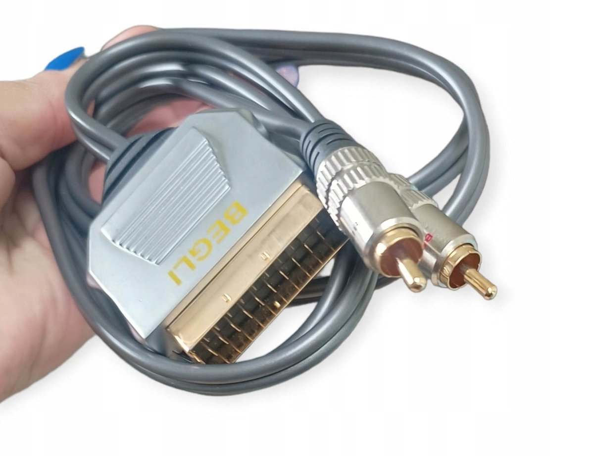Scart Euro Na 2 Wtyki Rca Cinch Audio Profi