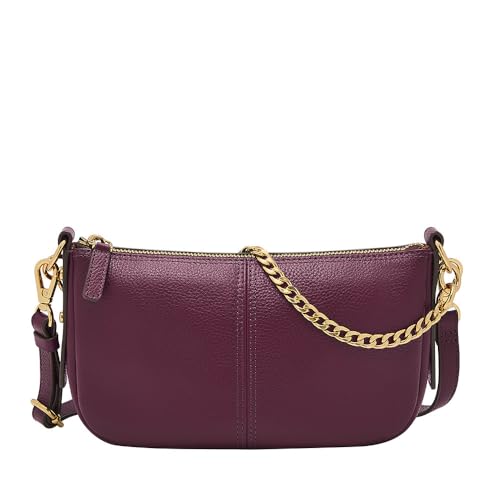 Fossil Women's Jolie Baguette Bag, Purple, liliowy