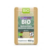 NaturaVena Quinoa biała (komosa ryżowa) bezglutenowa 450 g Bio